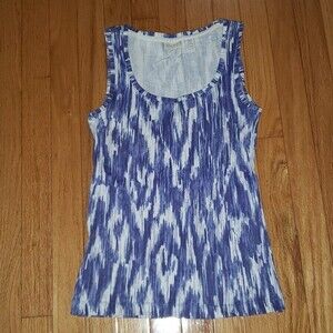 Chico's Tivona Tank Itak Blue Size 00/XS